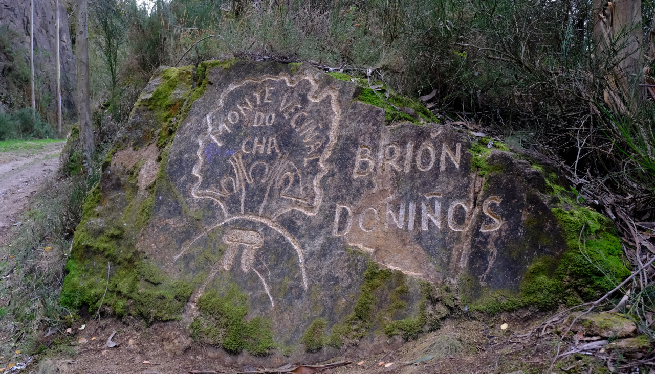 Montes de Chá pedra gravada