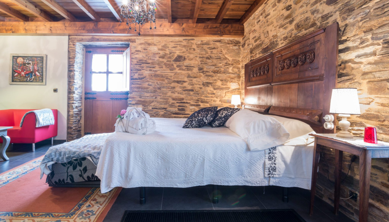 Una de las estancias de Casa do Morcego