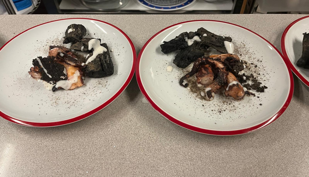 Platos del menú de Casa do Morcego