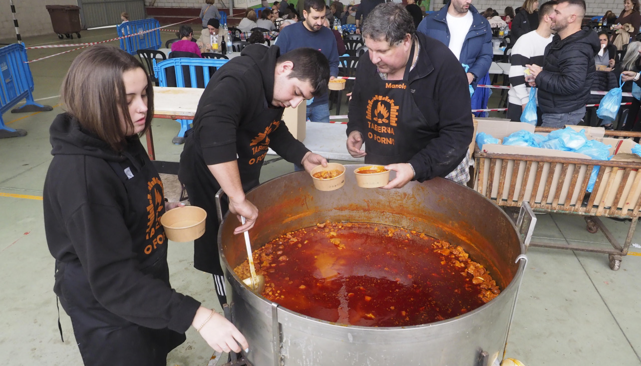 Una de las anteriores ediciones de la Festa dos Callos de Caranza, en La Salle