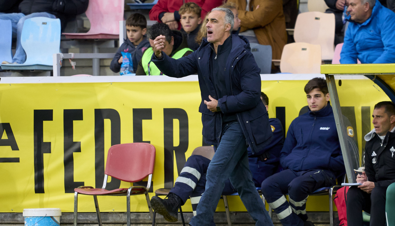 Pablo López, durante el duelo de esta tarde