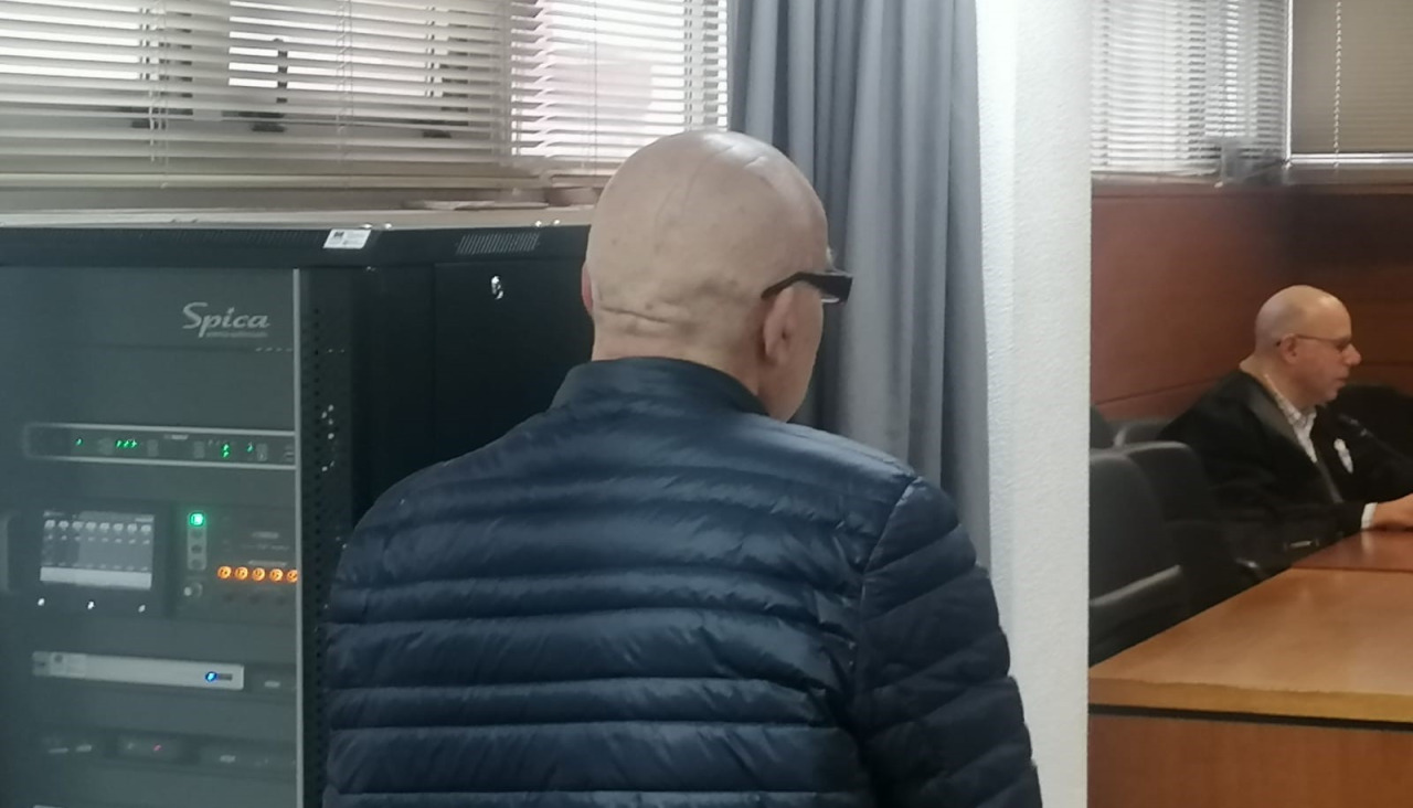 El acusado, este lunes durante la vista