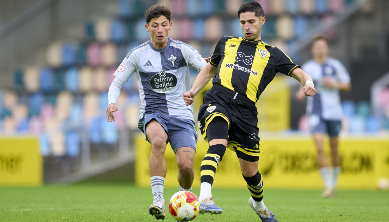Jairo Noriega, durante el partido contra el Barakaldo