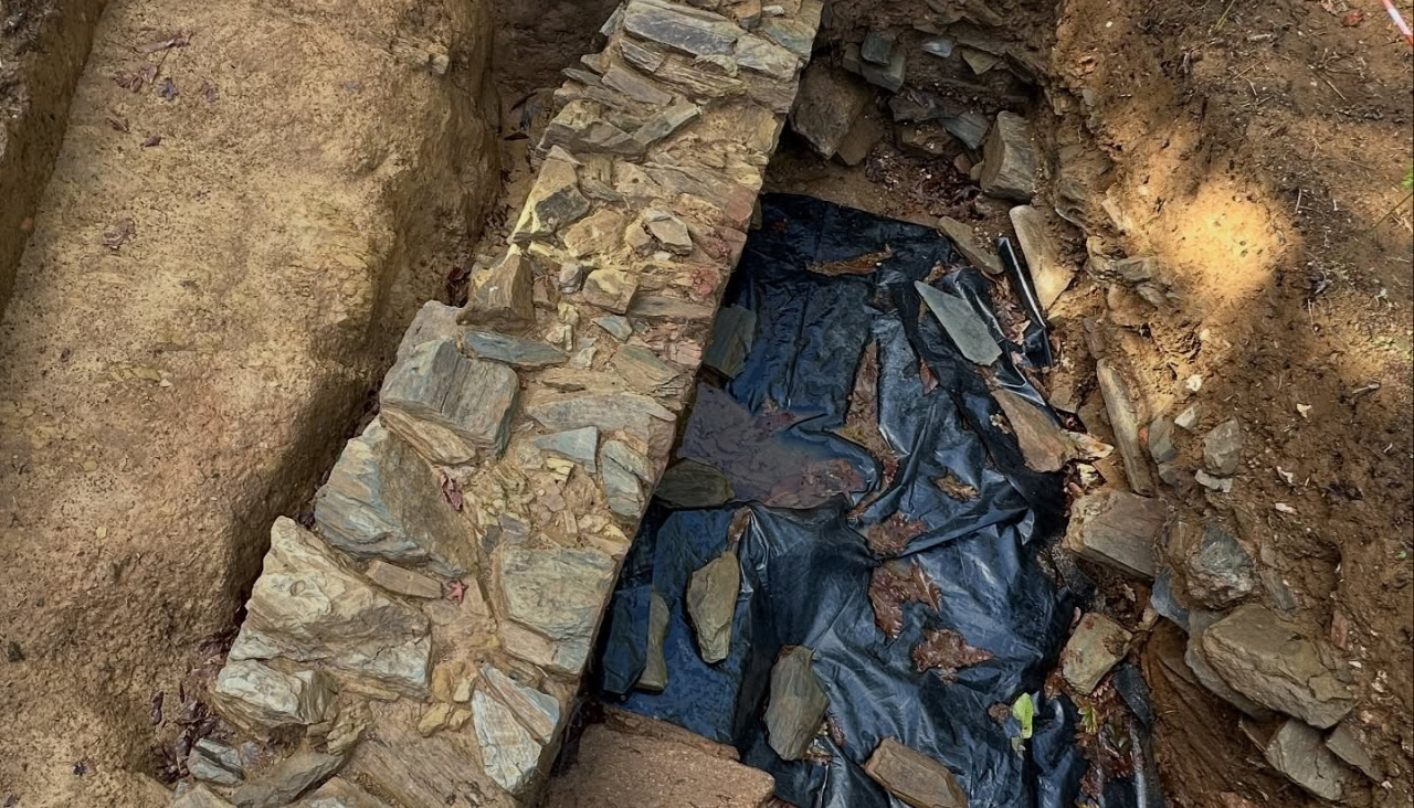 Imagen en la última incursión al yacimiento por el Día Internacional del Patrimonio Mundial