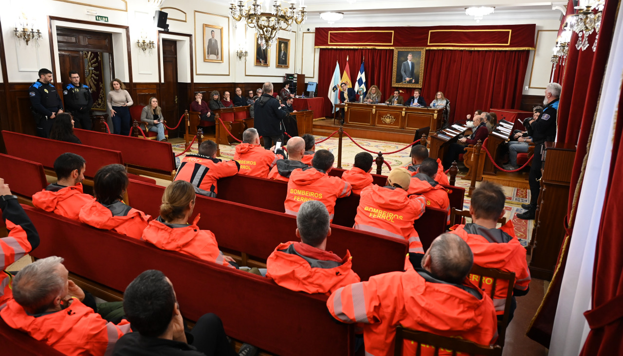 Bomberos Ferrol pleno extraordinario presupuestos