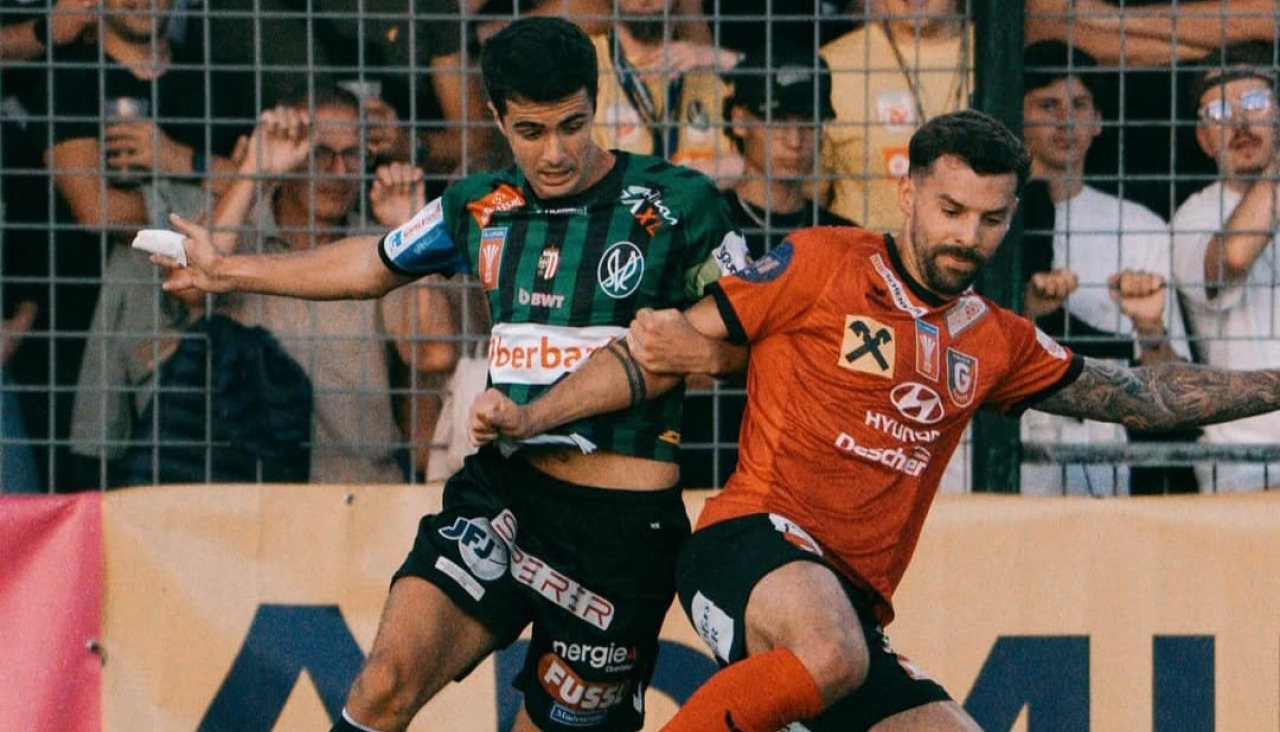 Ekain Azkune, en el Ried austríaco