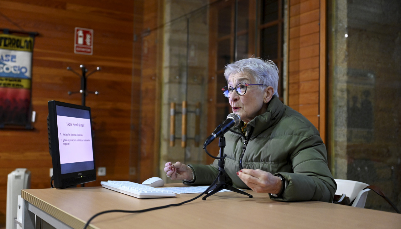 Ateneo. Charla de María José Leira sobre las alamedas históricas de Ferrol