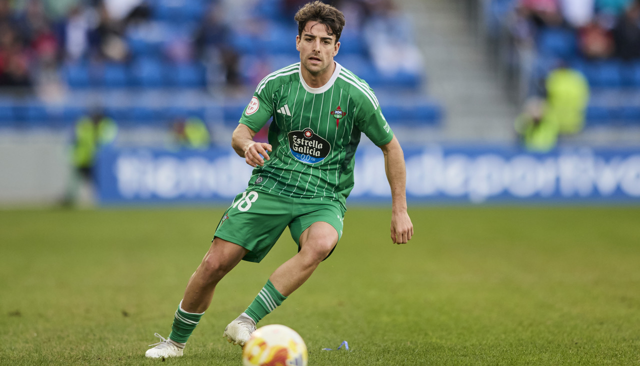 El Racing, durante el partido contra el Tenerife
