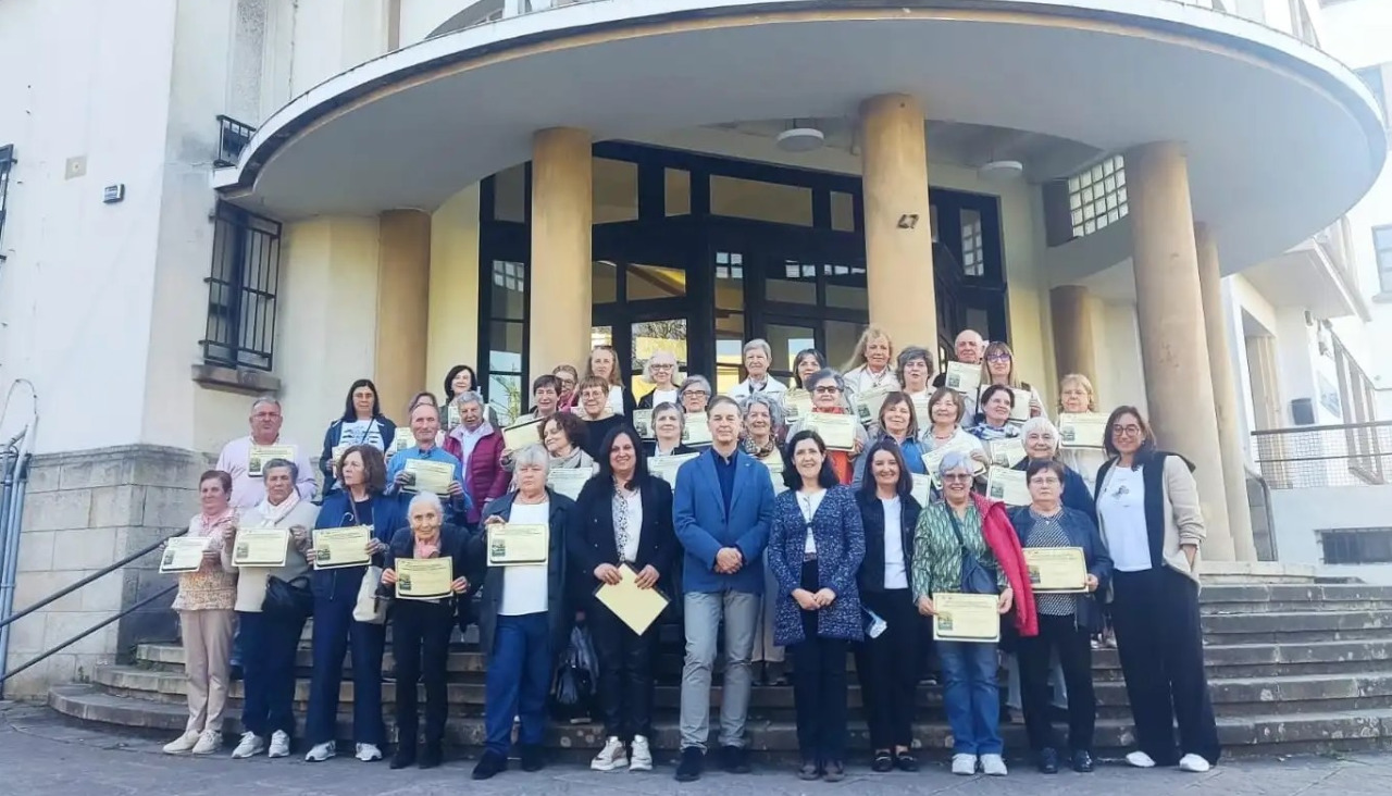 Despedida de la edición de 2025 de la Universidad Sénior en As Pontes