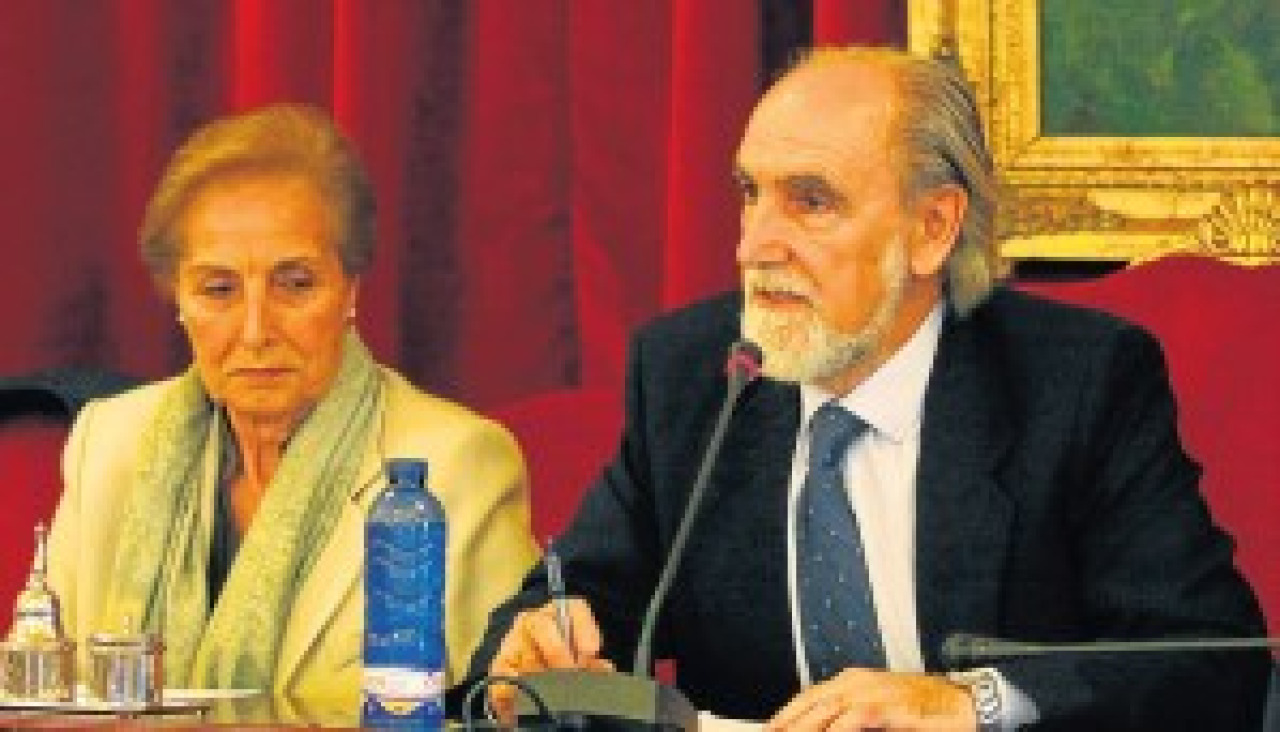 Mercedes Carbajales con Vicente Irisarri