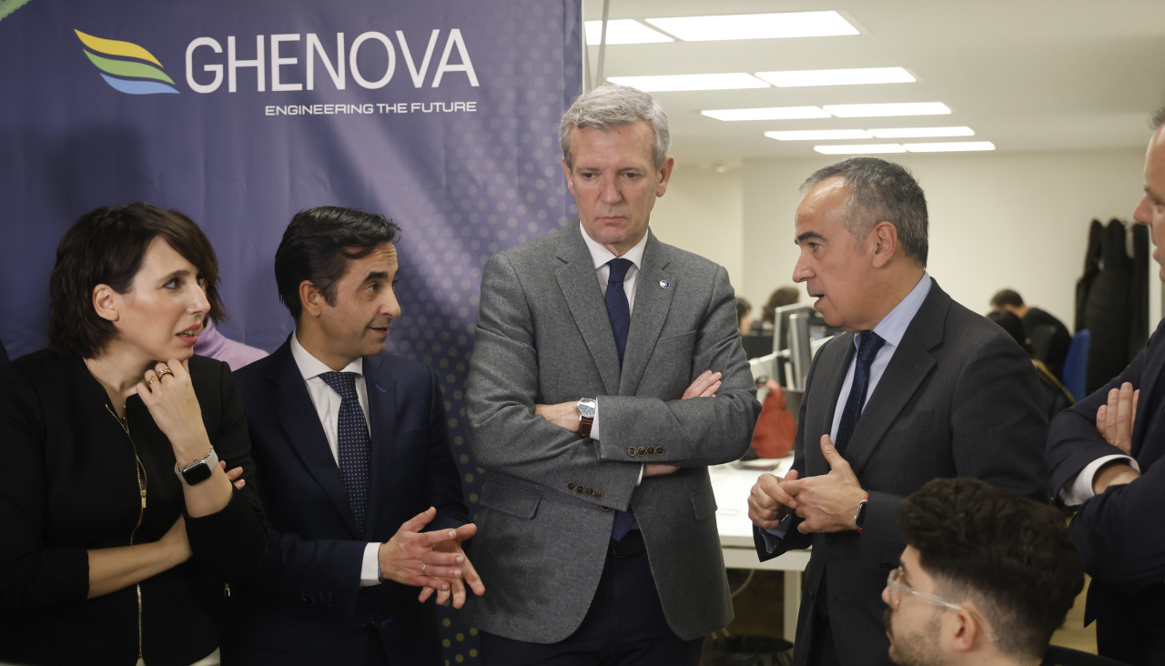 Alfonso Rueda, acompañado da conselleira de Economía e Planificación de Infraestruturas, visitará as oficinas da empresa Ghenova en Ferrol