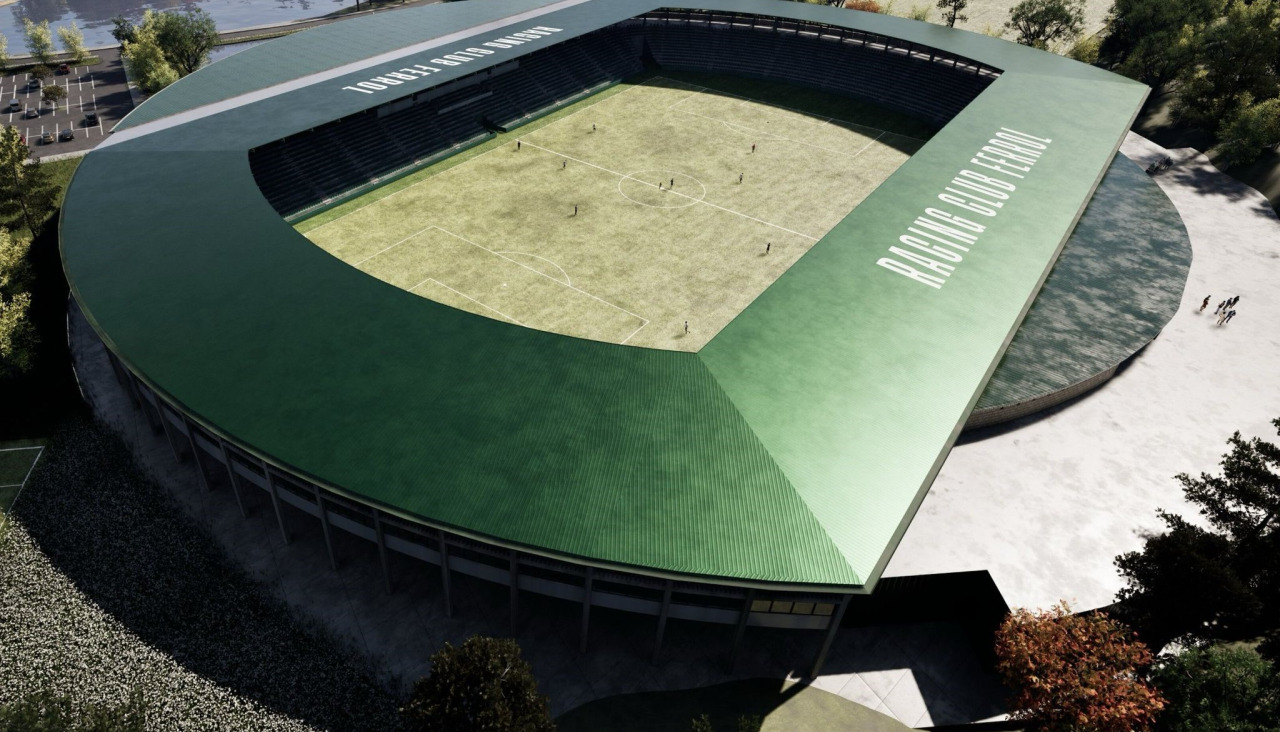 Recreación cuberta estadio A Malata