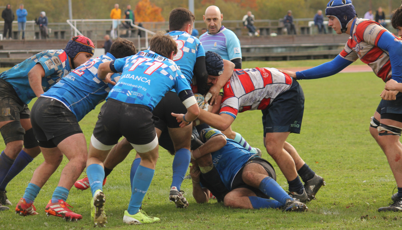 Imagen de archivo de una partido del Rugby Ferrol