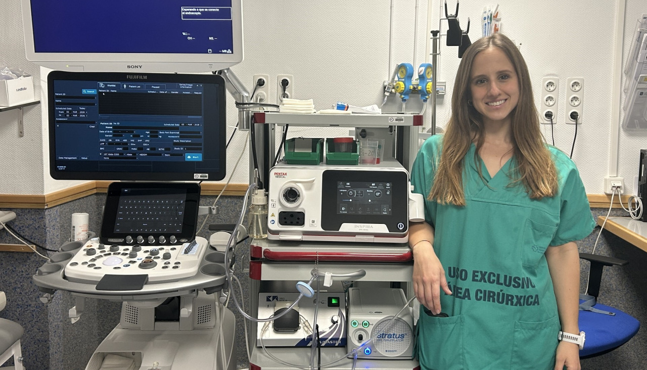 La profesional del servicio de Digestivo, Lidia González