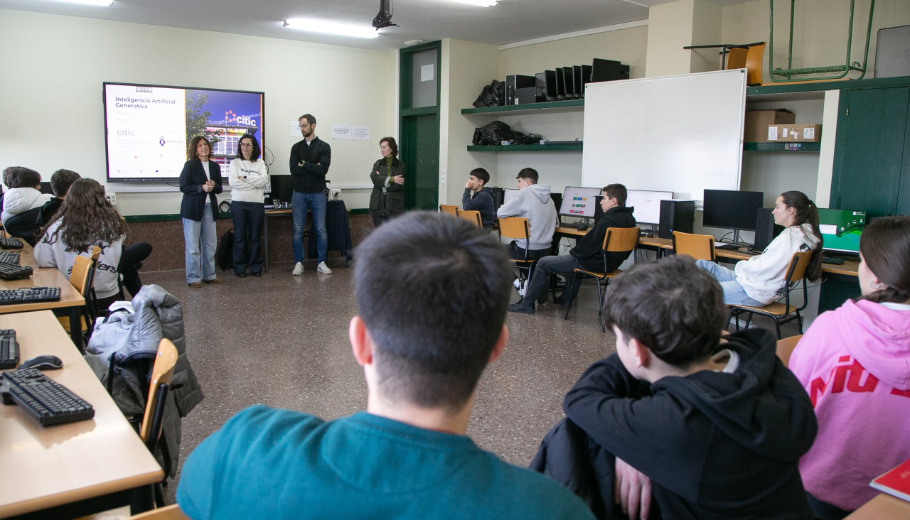 Un momento de las jornadas sobre IA en los centros educativos