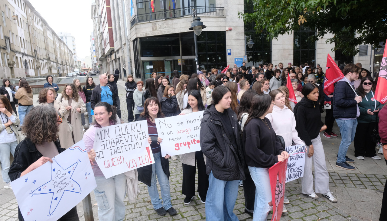La manifestación del Sindicato de Estudantes tiene como punto de encuentro el edificio administrativo de la Xunta en Ferrol