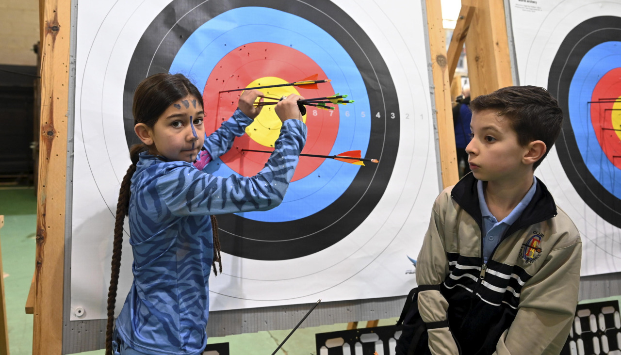 Dos participantes en la cita de Caranza
