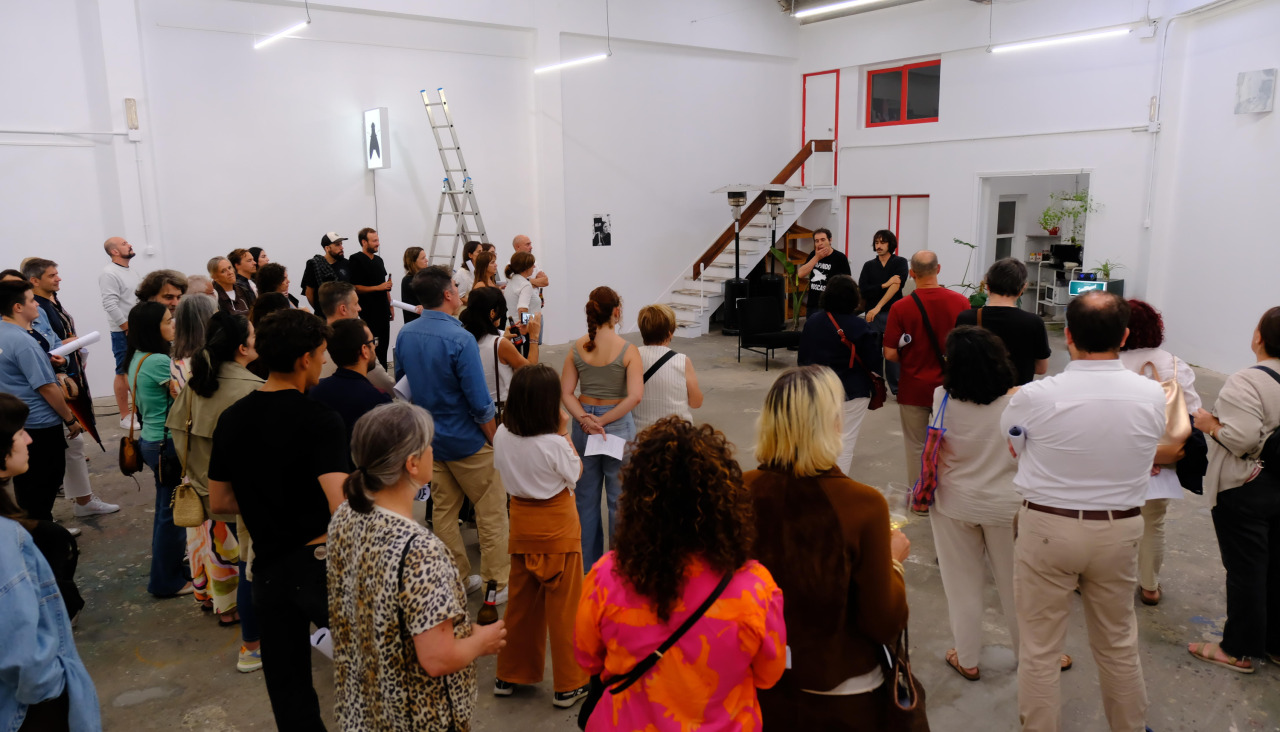 Inauguración de la exposición en la que dialogaron la obra de Suso Basterrechea y Pablo Quesada