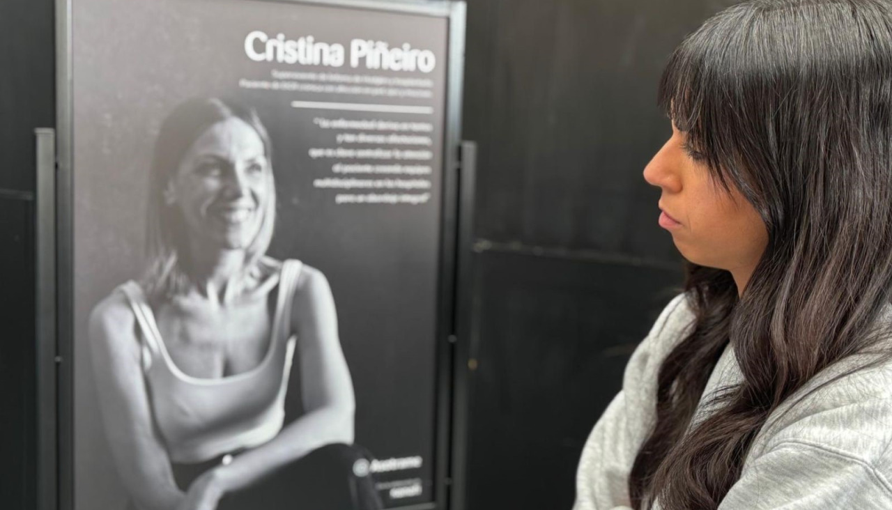 Una de las fotografías que componen la exposición de Asotrame