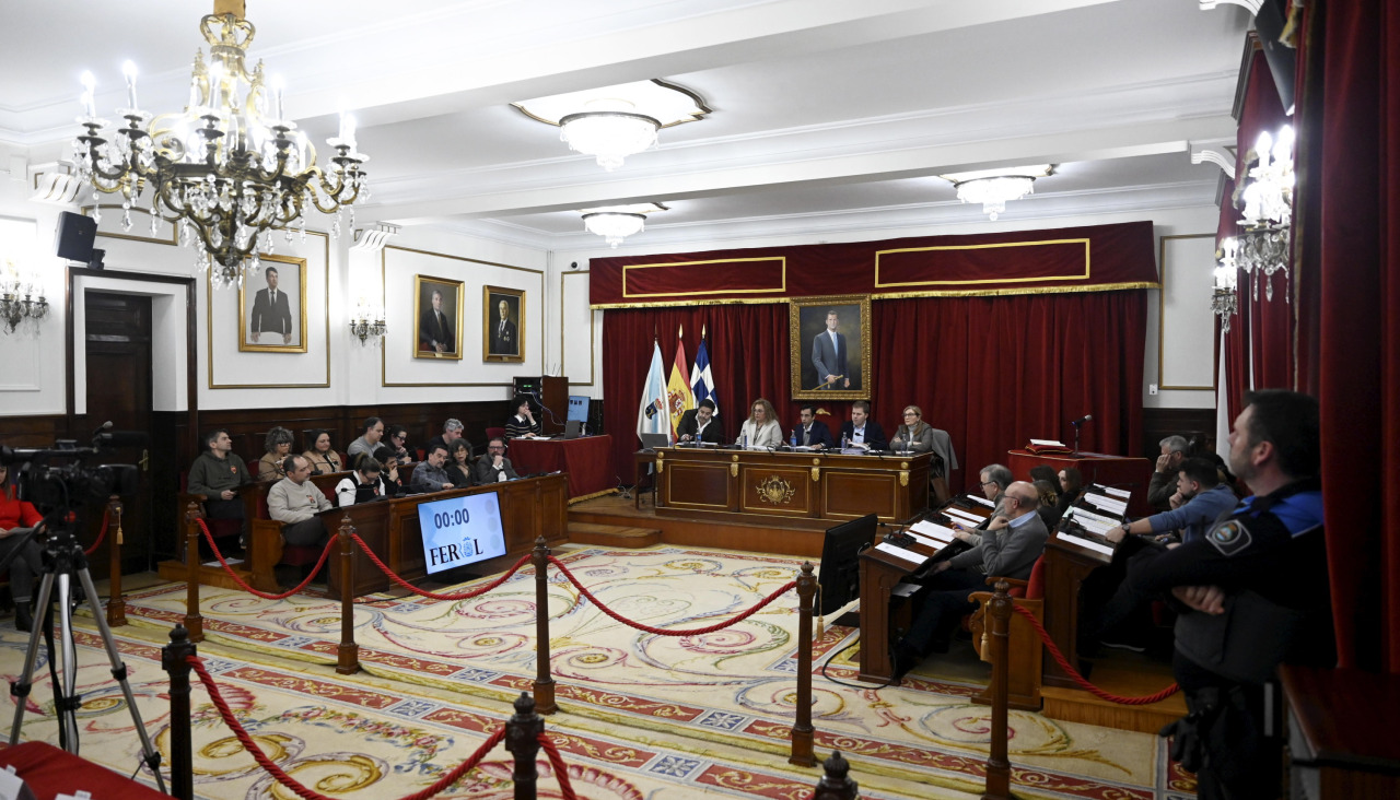 Instantánea de la sesión plenaria ordinaria del pasado mes de febrero