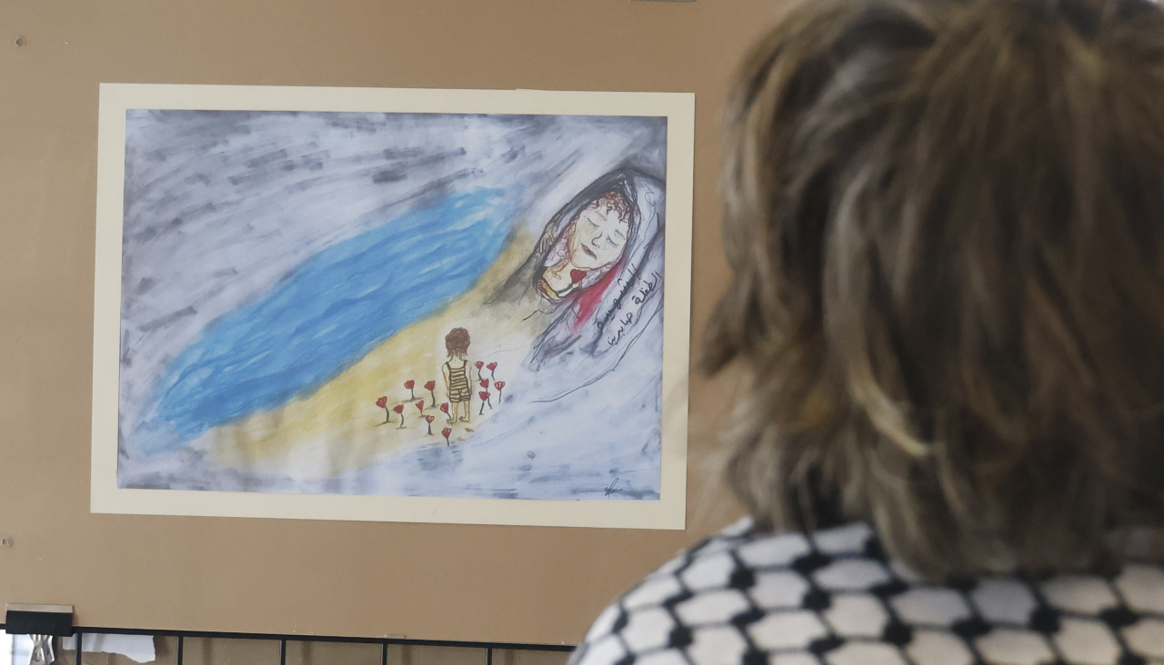 Campus inauguración exposición HeART of Gaza