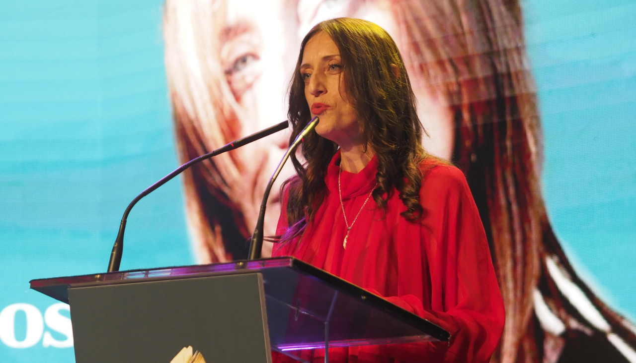 Ana Amado fue galardonada por el 8-M del año pasado