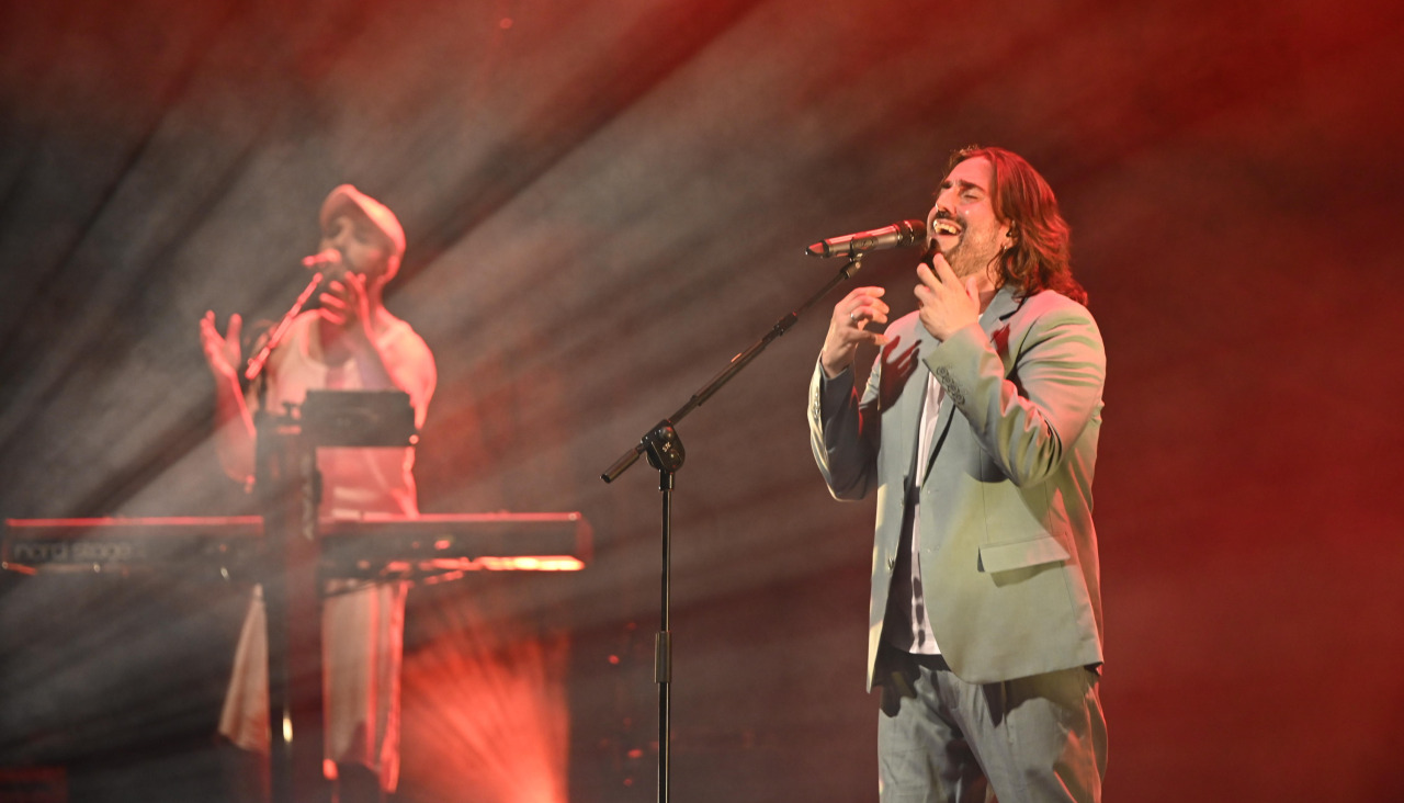 Andrés Suárez en el mismo escenario al que volverá en el mes de mayo, en este caso hace tres años, en un concierto enmarcado en la gira ‘Viaje de ida y vuelta’