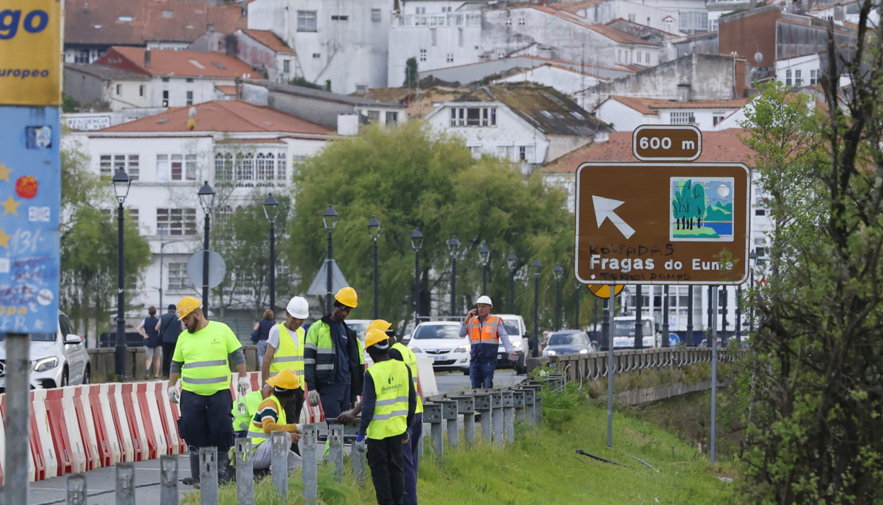 Obras puente Cabanas-Pontedeume