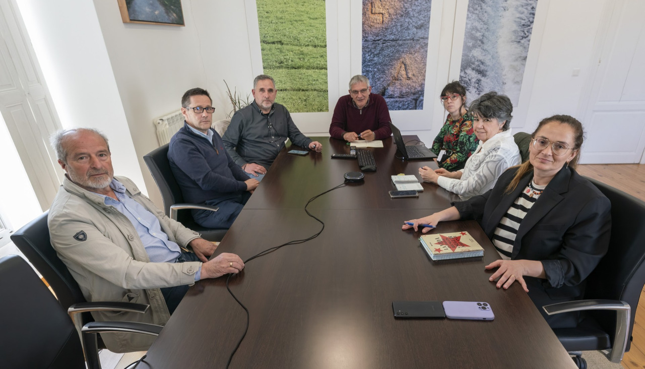 Reunión de representantes de San Sadurniño Moeche, As Somozas  y Cerdido