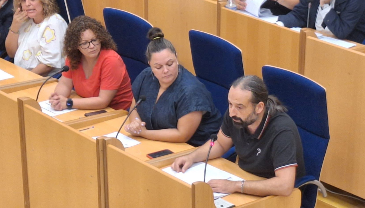 Ediles del BNG durante una sesión plenaria