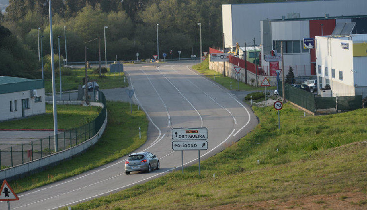 Poligono de Cuiña en Ortigueira
