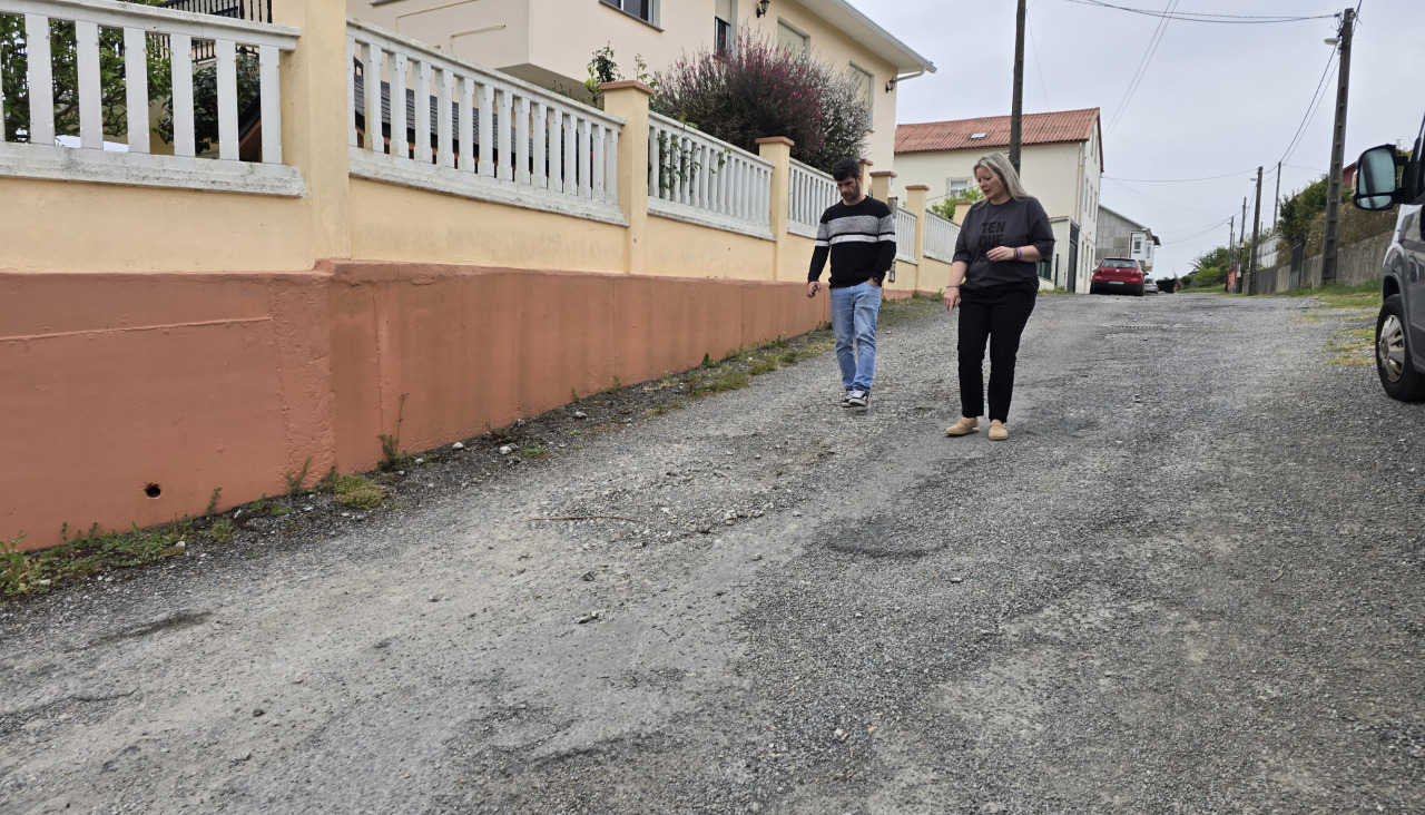 Chao y Permuy en uno de los caminos del proyecto de actuación
