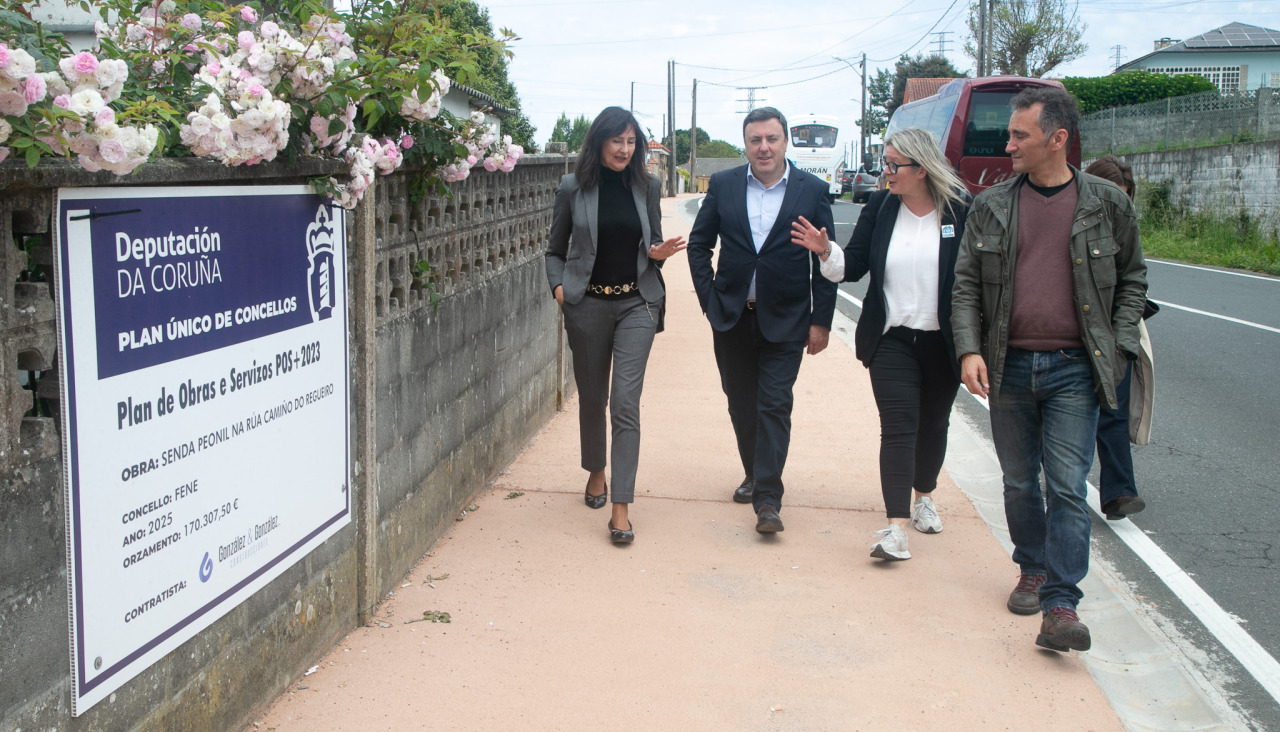Visita a las obras financiadas con cargo a la Diputación