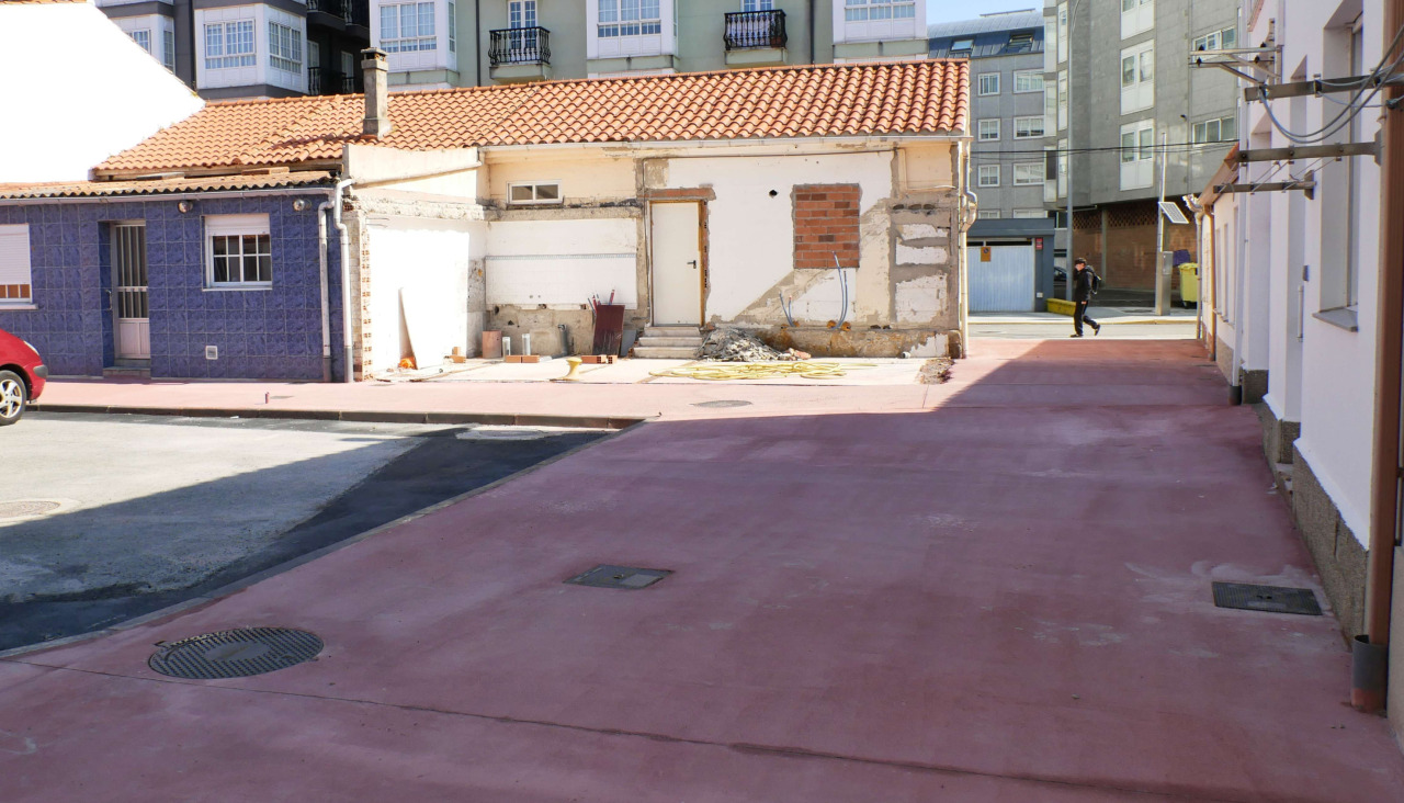 Estado de la zona tras las obras