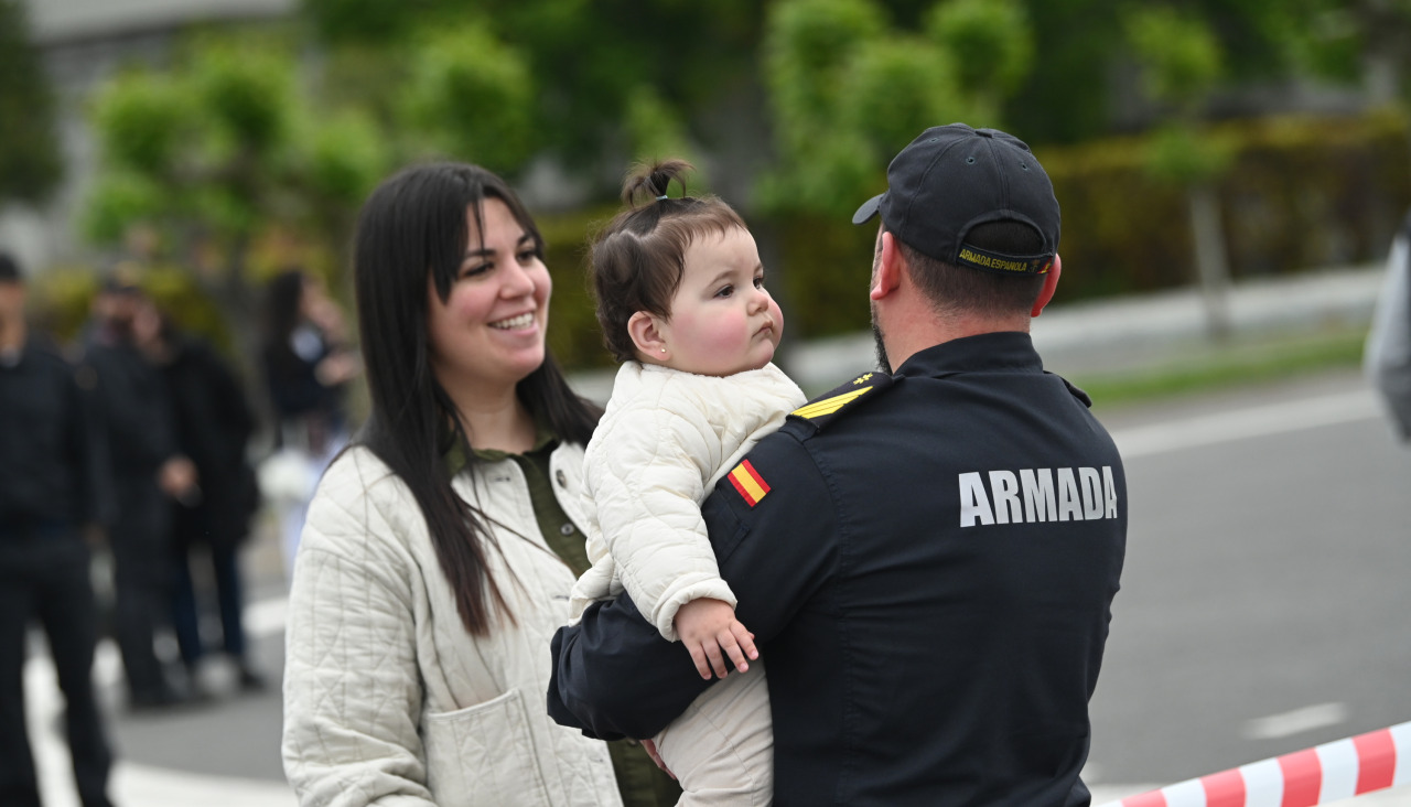 Base Naval de A Graña despedida de la Alvaro de Bazan F 101