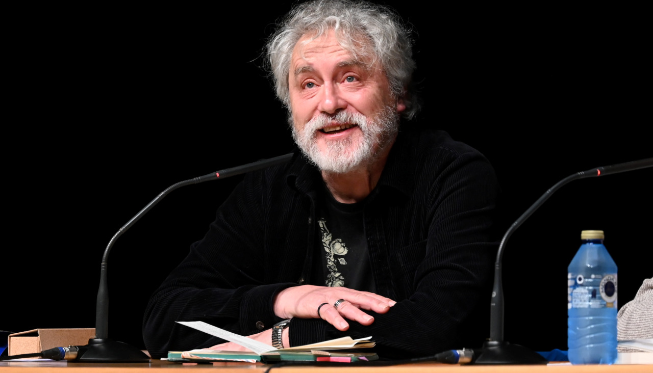 Torrente Ballester faladoiros literarios con Manolo Rivas e Xosé Fandiño