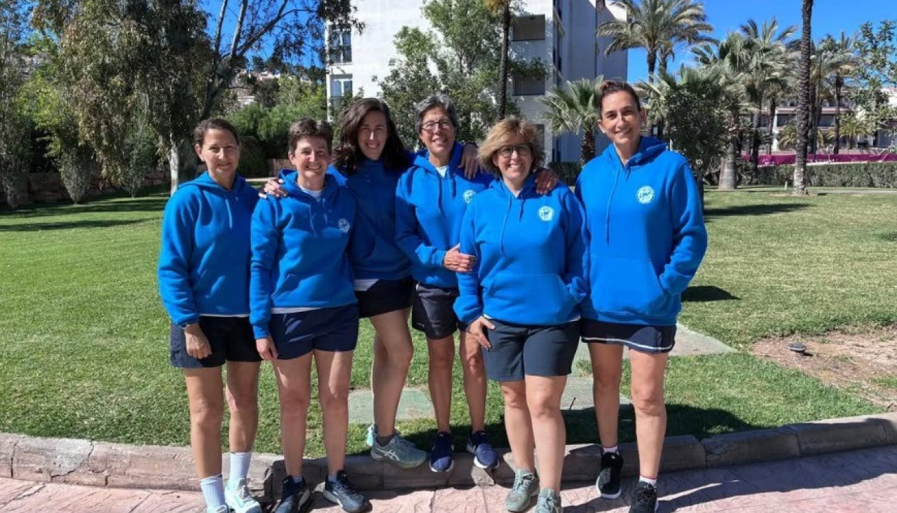 Las tenistas ferrolanas