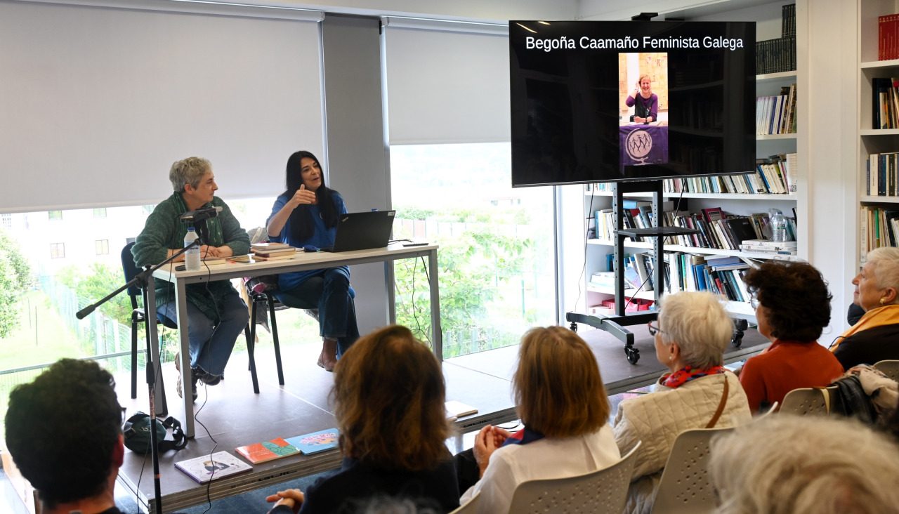 CC de Canido charlas feministas Begoña Caamaño