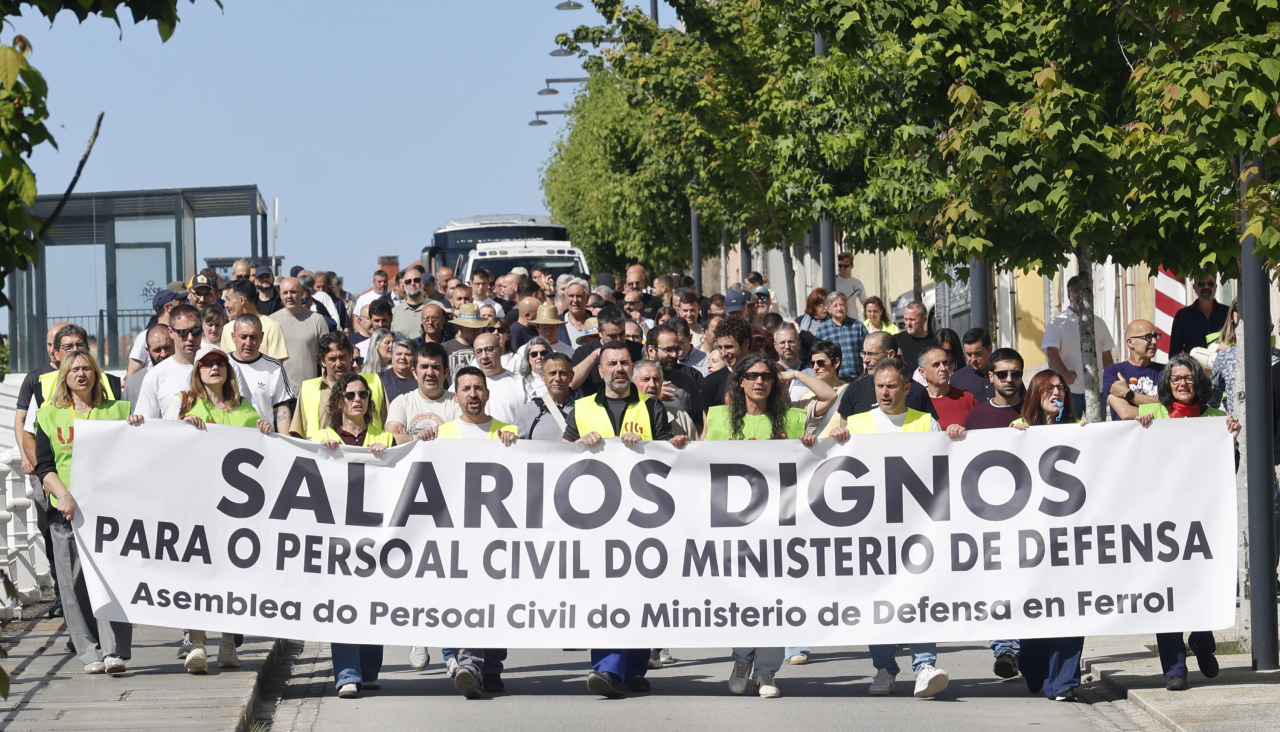 Manifestación persoal civil de Defensa