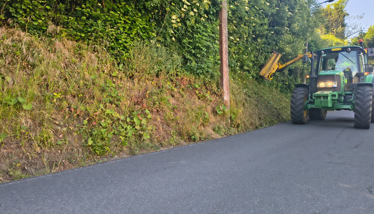Las tareas se acometen estos días en las parroquias de Fene y Limodre