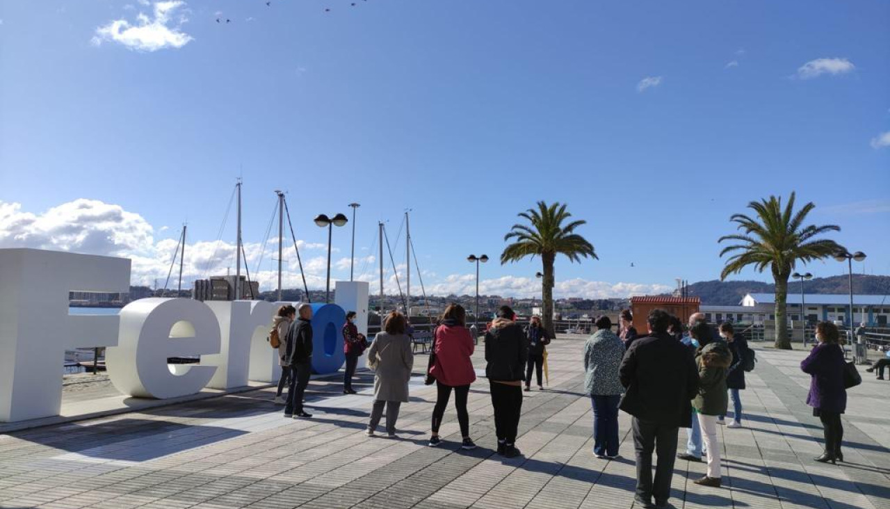 Una de las rutas organizadas bajo el título de 'Ferrol en feminino'