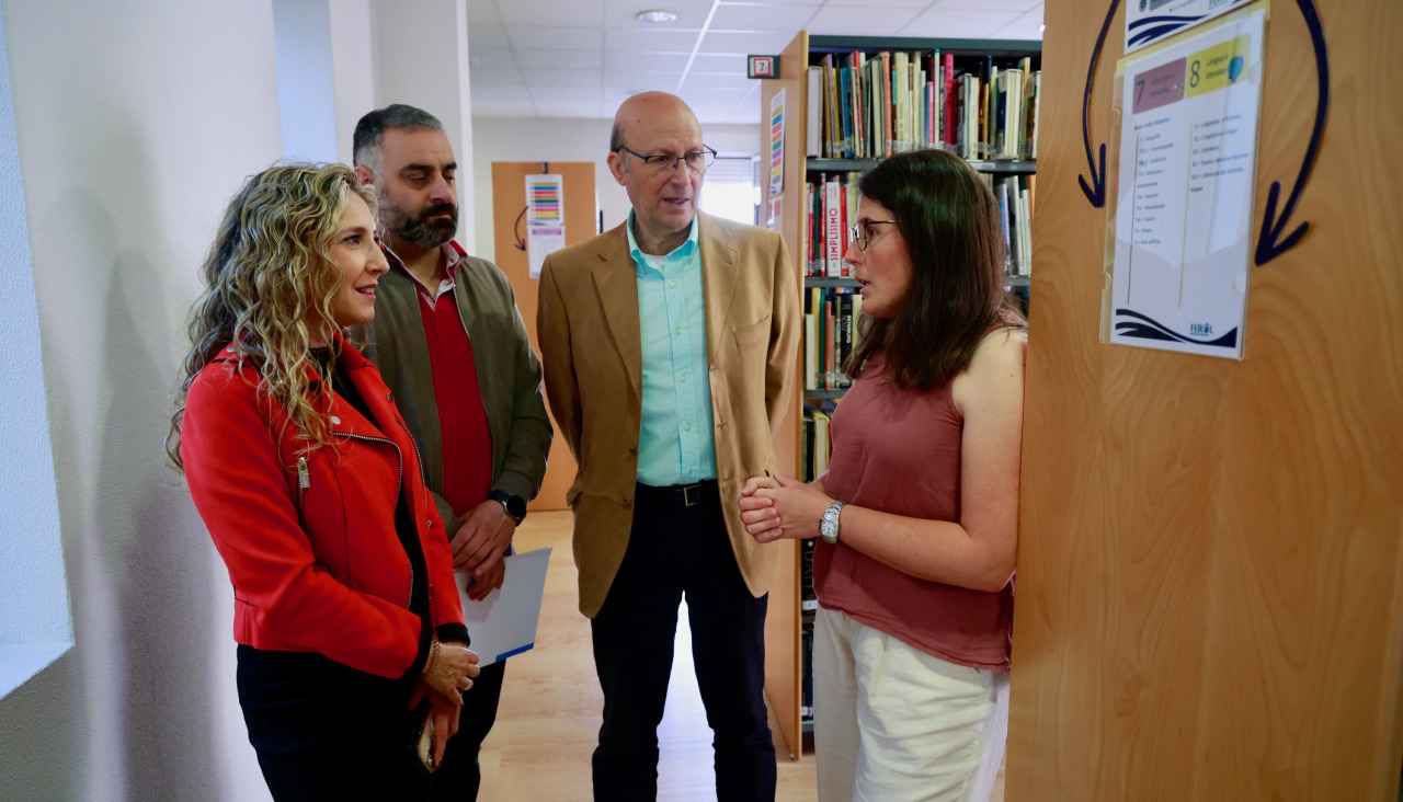 Visita a la biblioteca central