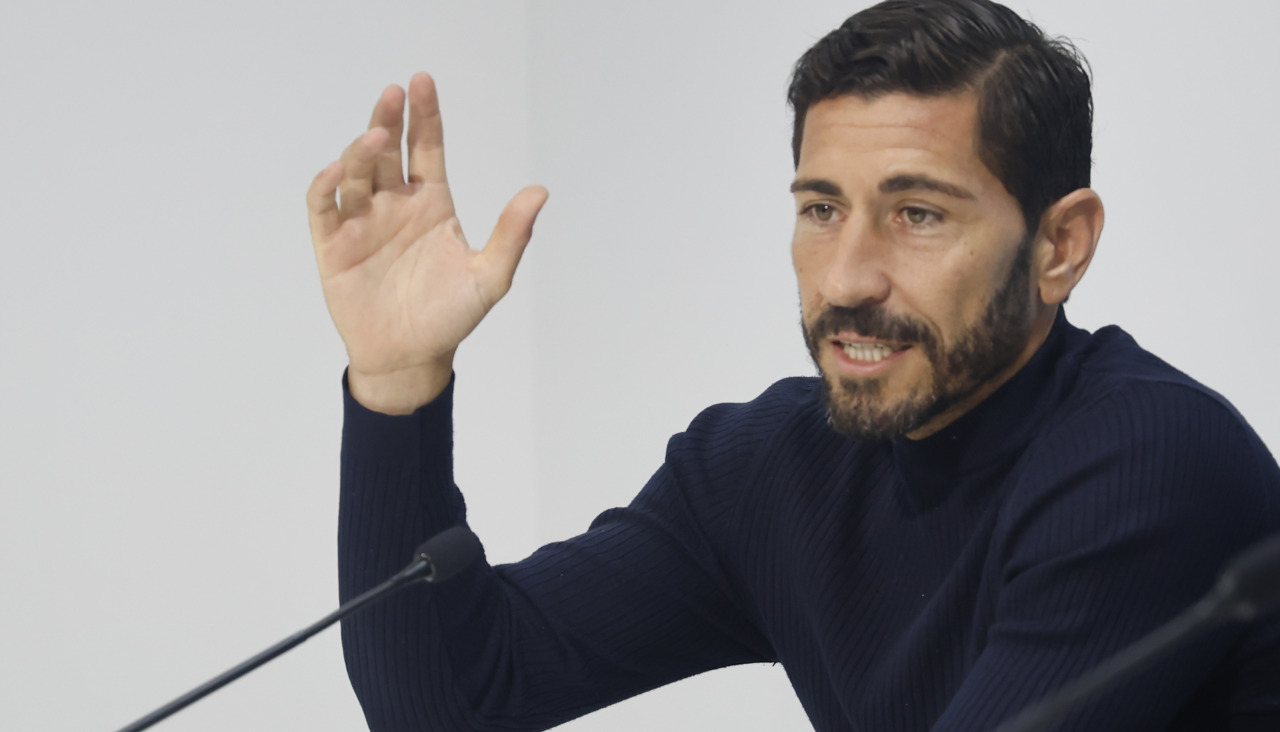 Presentación Javi Vázquez entrenador Racing Ferrol