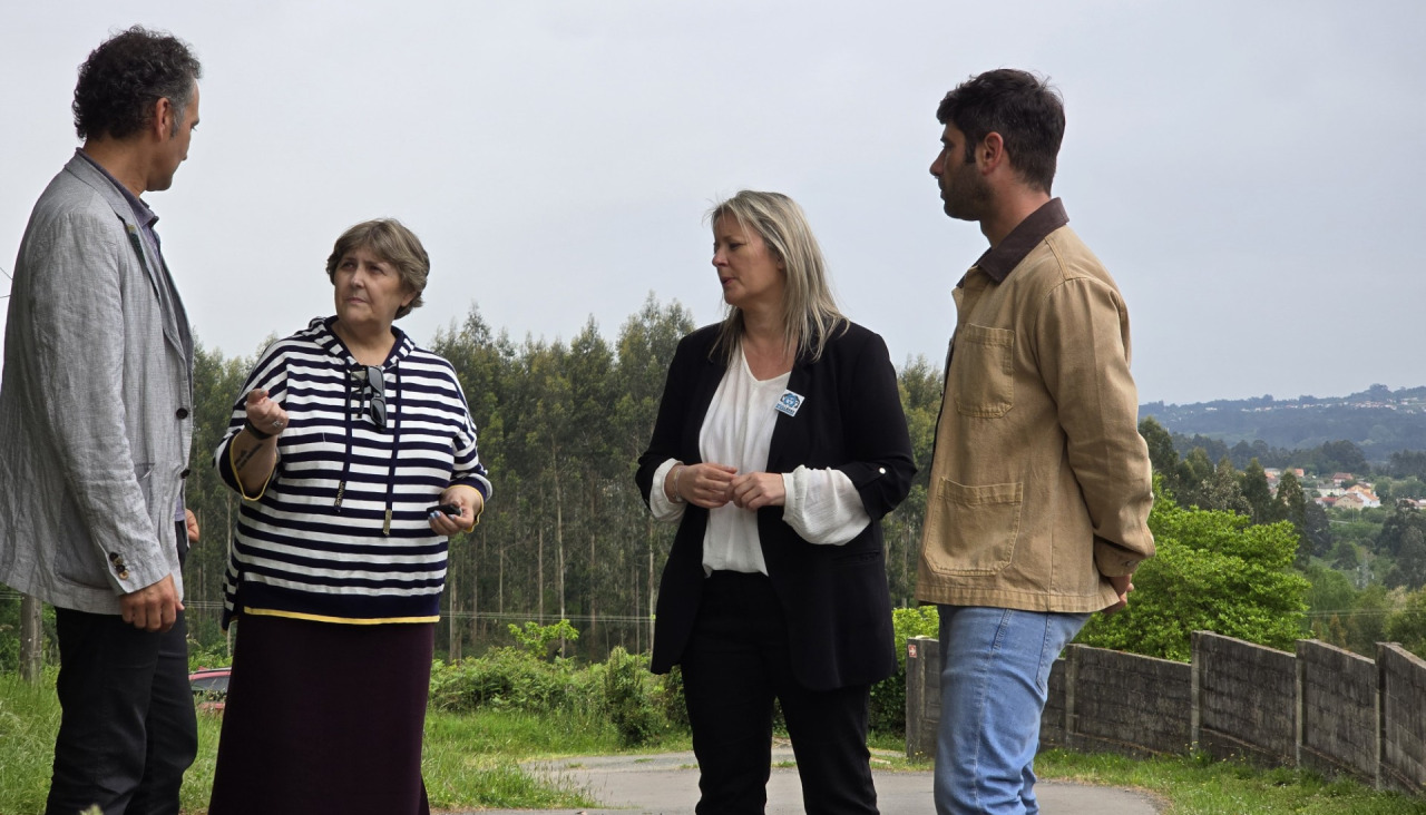 Visita de la alcaldesa a la zona de actuación