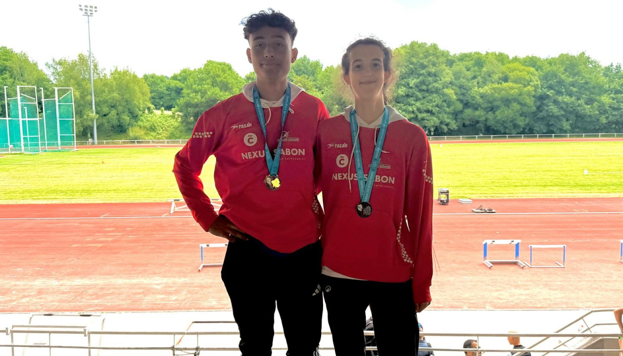 Castro y Vigo, con sus medallas