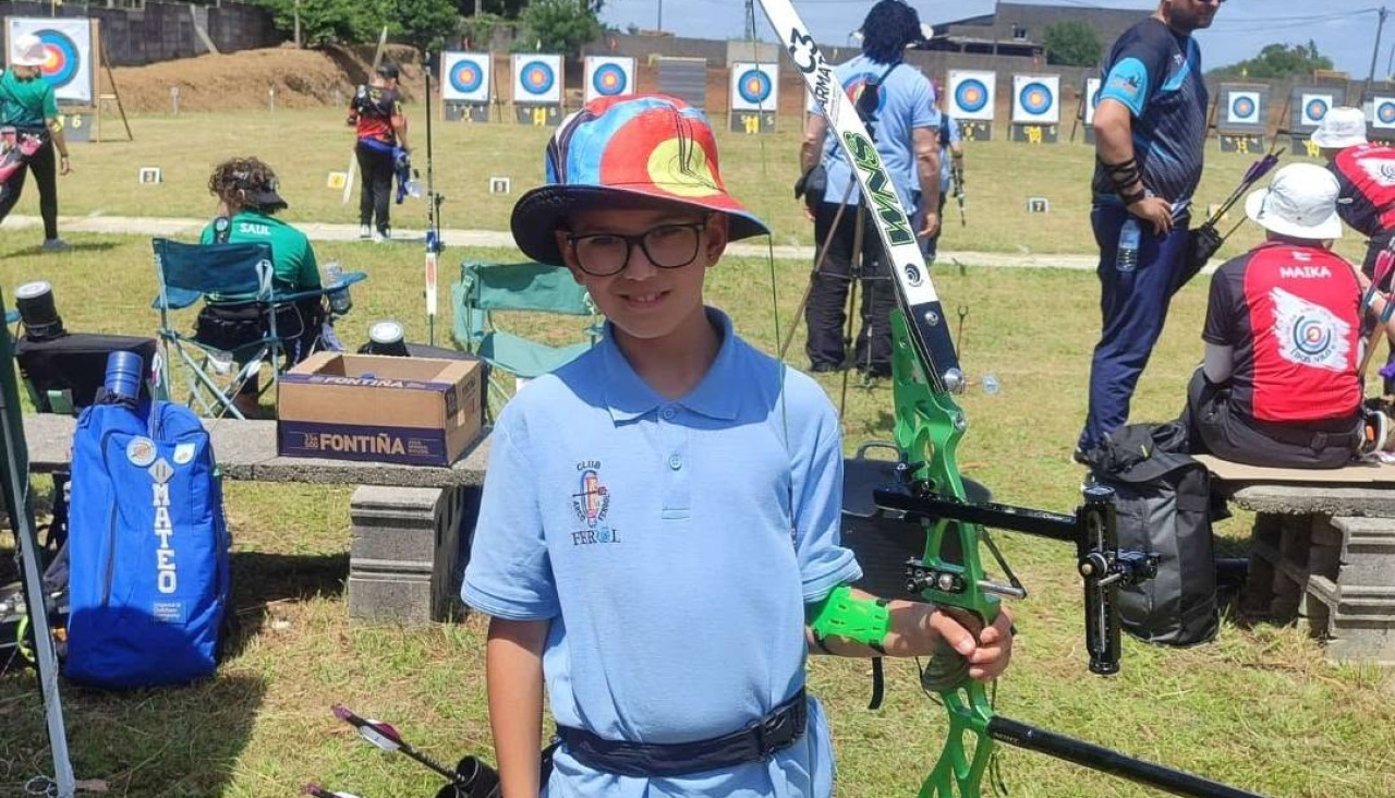Mateo Bollaín, del Arco Ferrol, consiguió la plata