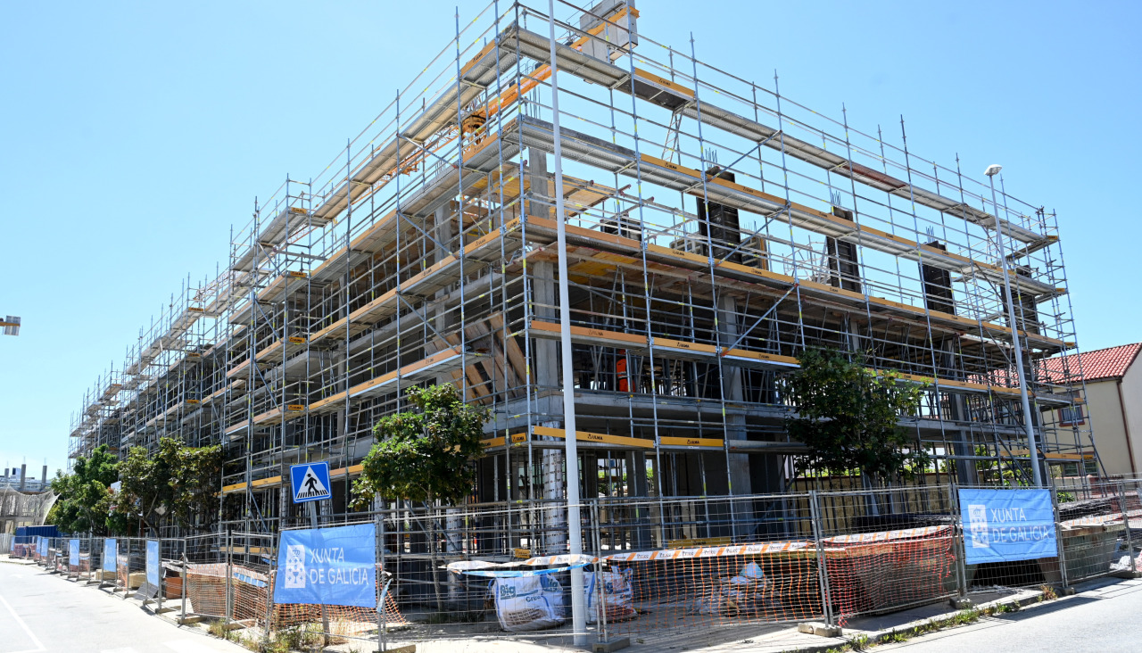 Bertón viviendas en construcción