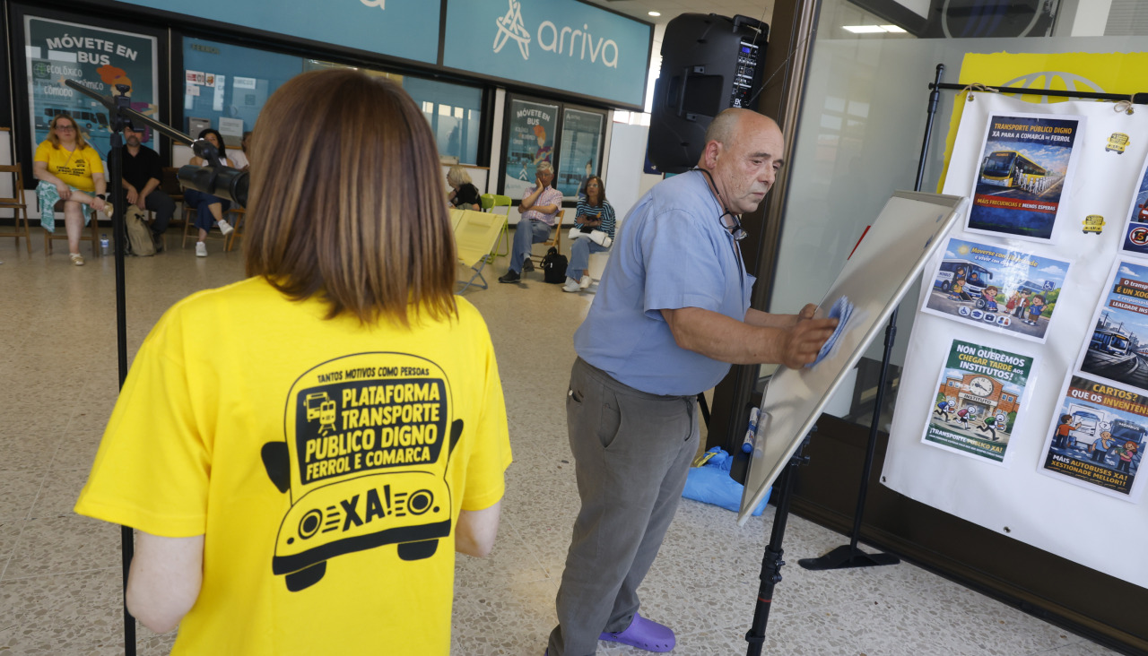 Plataforma por un Transporte Digno  estación de autobús