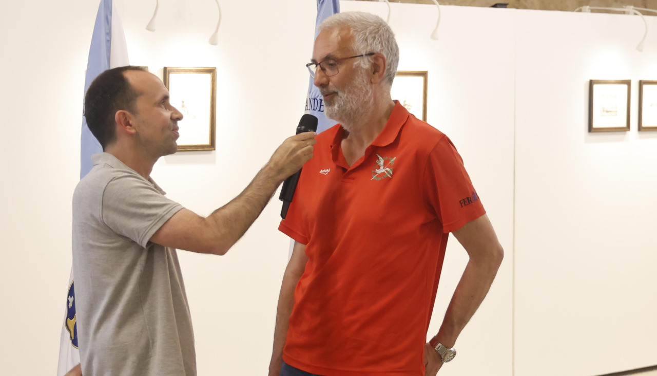 Presentación de la Liga Galega de traineras en el Museo Construcción Naval