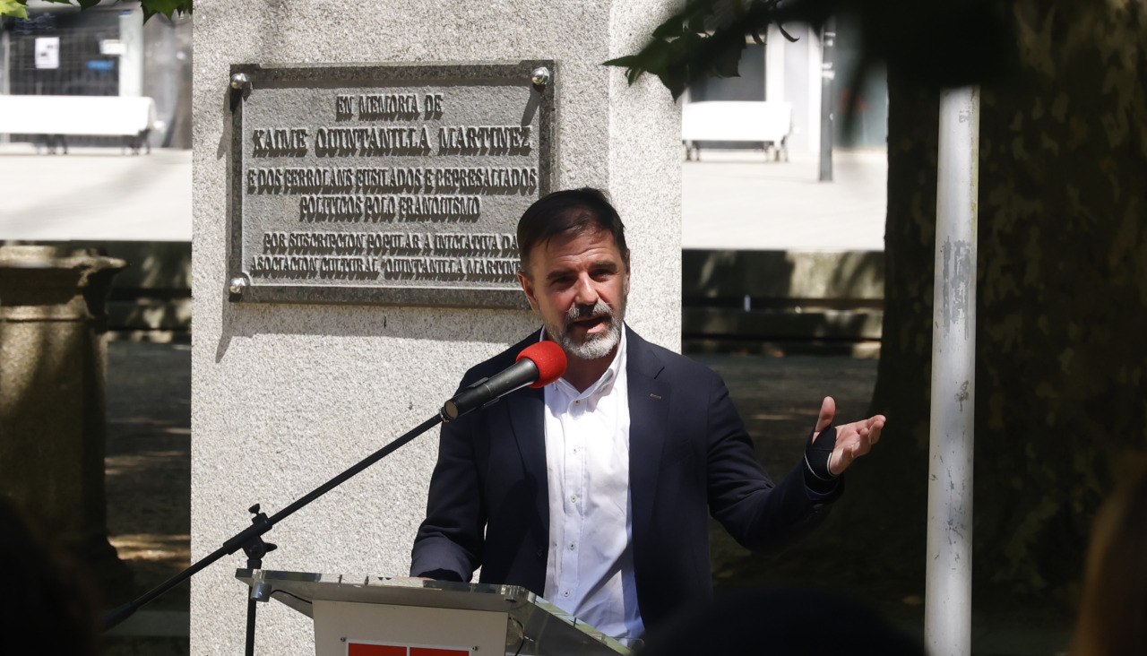 homenaje a Xaime quintanilla en el cantón